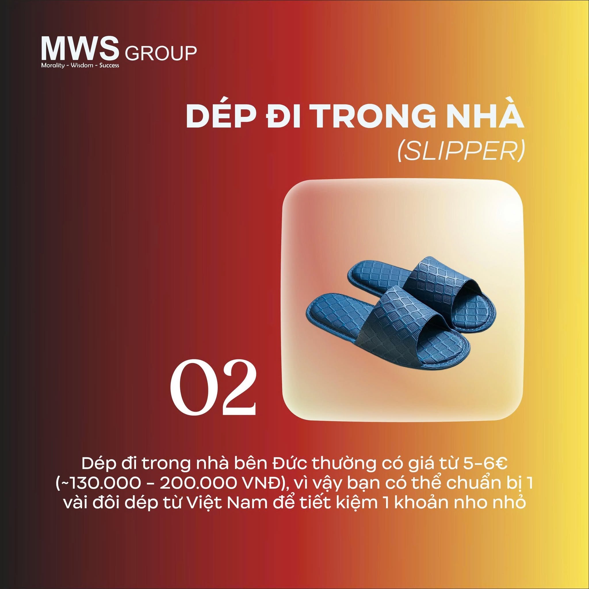 những đồ mang sang Đức
