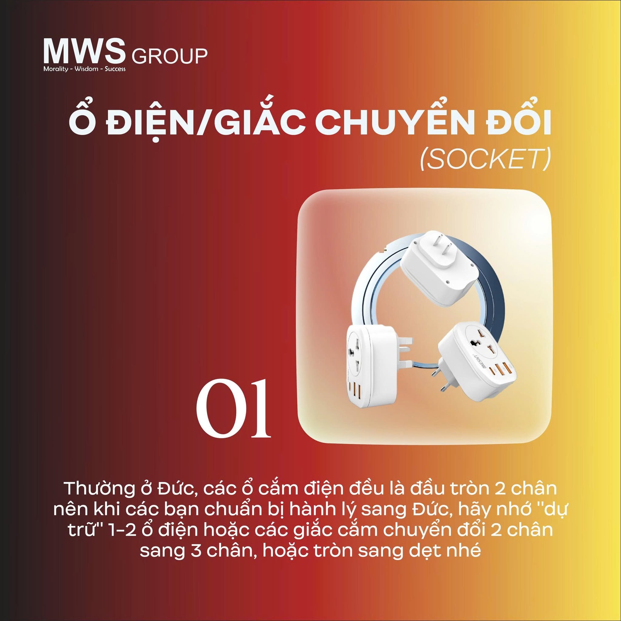 những đồ mang sang Đức